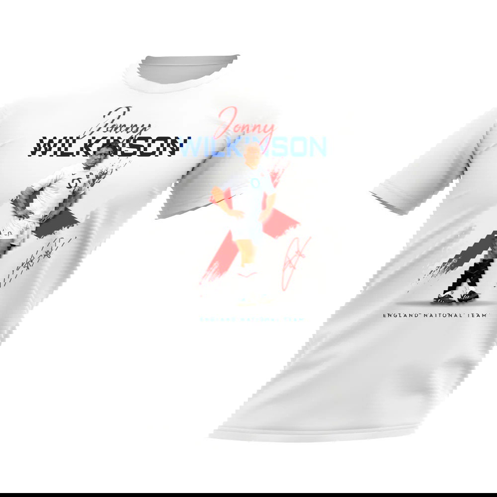 Jonny Wilkinson England Rugby T-Shirt (White)