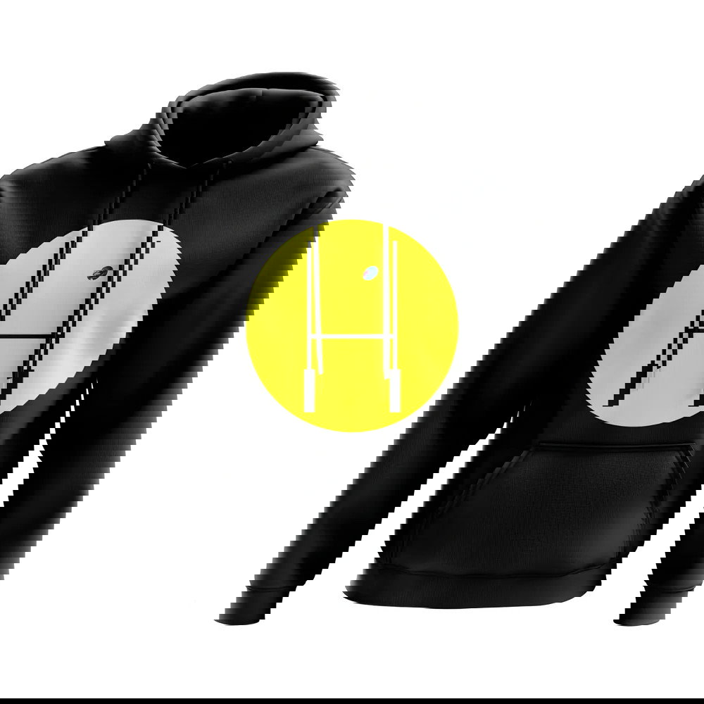 Australia Rugby Posts Circle Hoody (Black)