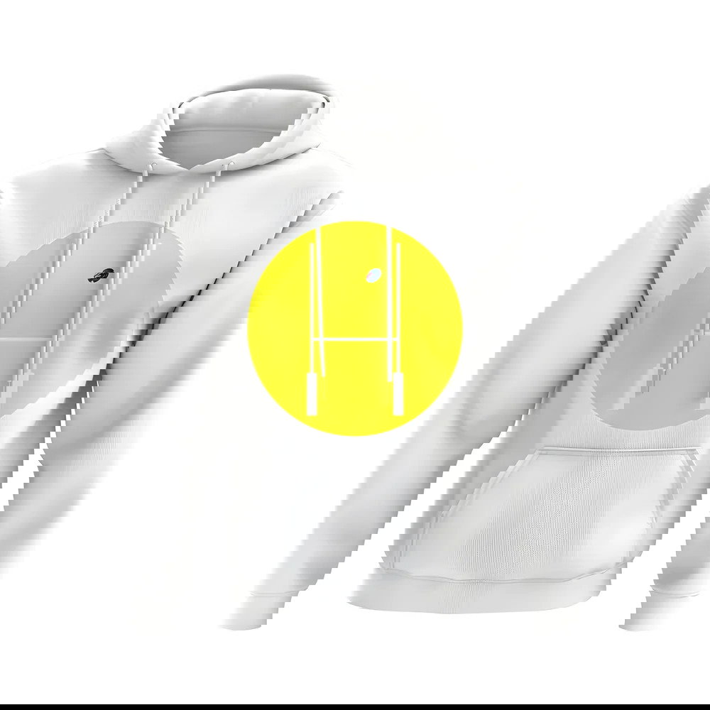 Australia Rugby Posts Circle Hoody (White)