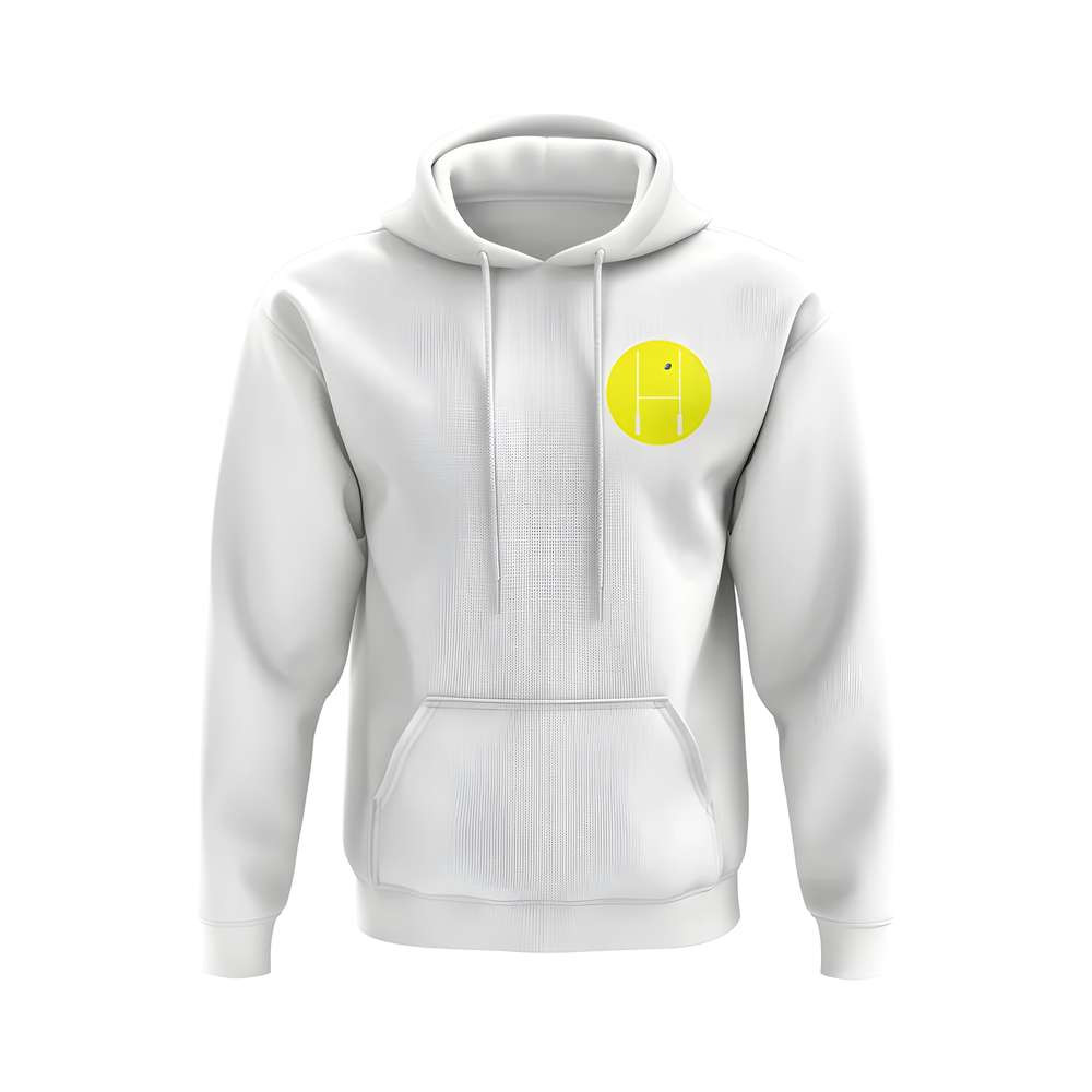Australia Rugby Posts Logo Hoody (White)