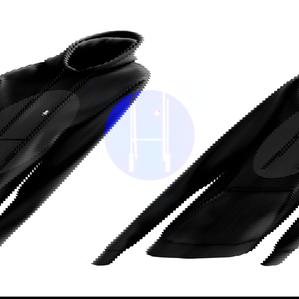 France Rugby Posts Circle Hoody (Black)