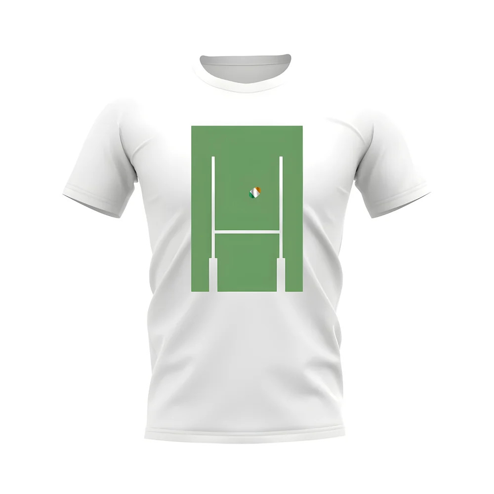 Ireland Rugby Posts T-Shirt (White)