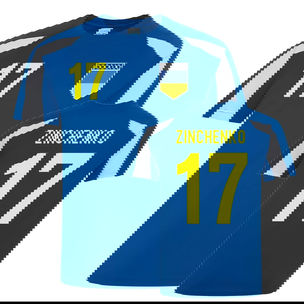 Oleksandr Zinchenko Ukraine Sports Training Jersey (Blue)