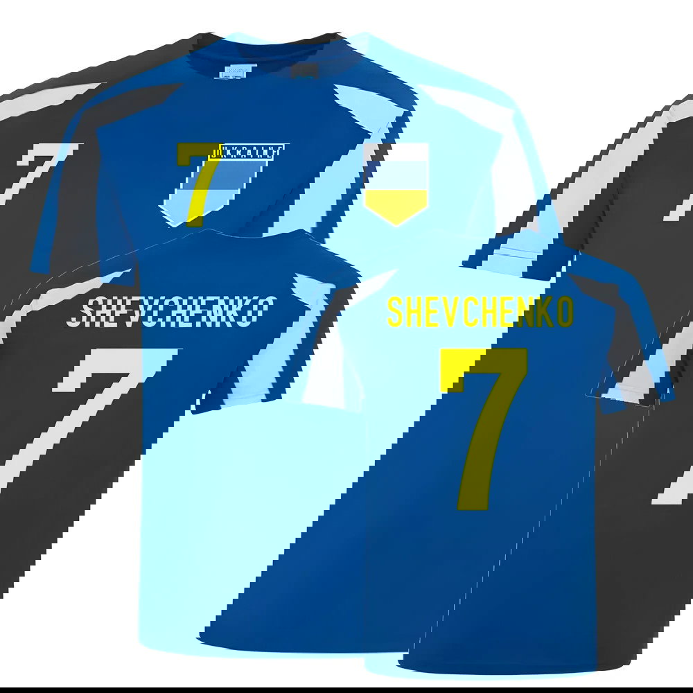 Andriy Shevchenko Ukraine Sports Training Jersey (Blue)