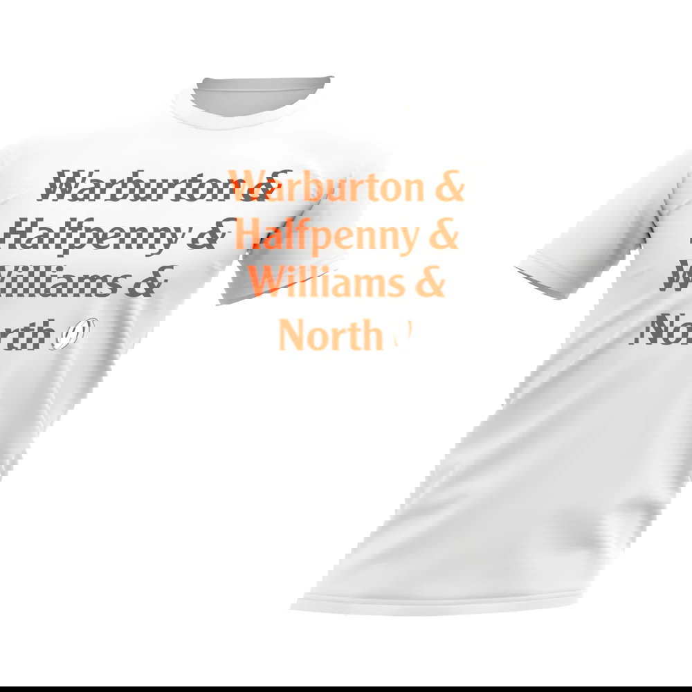 Warburton, Halfpenny, Williams, North Wales Rugby T-Shirt (White)