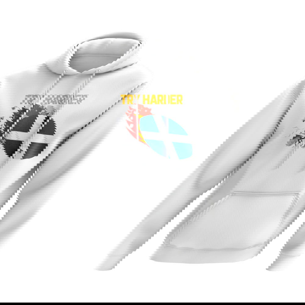 Scotland Try Harder Rugby Hoody (White)