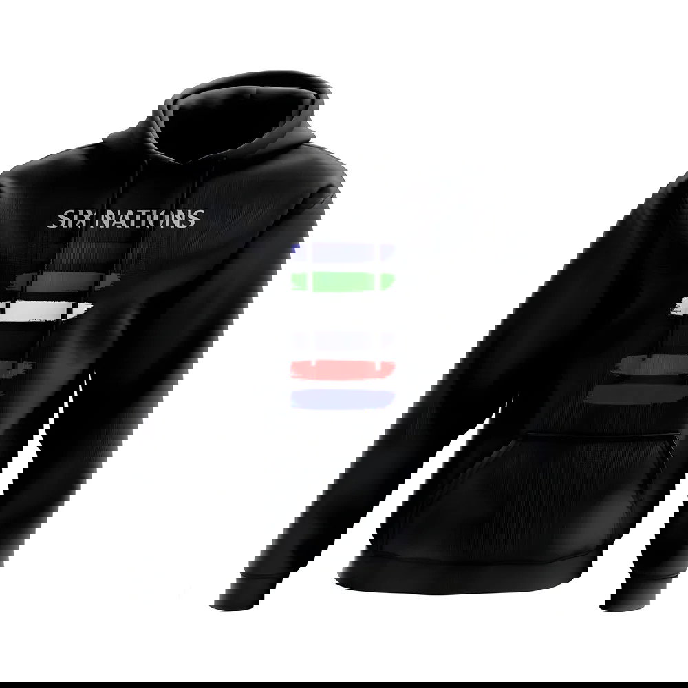 6 Nations Countries Hoody (Black)