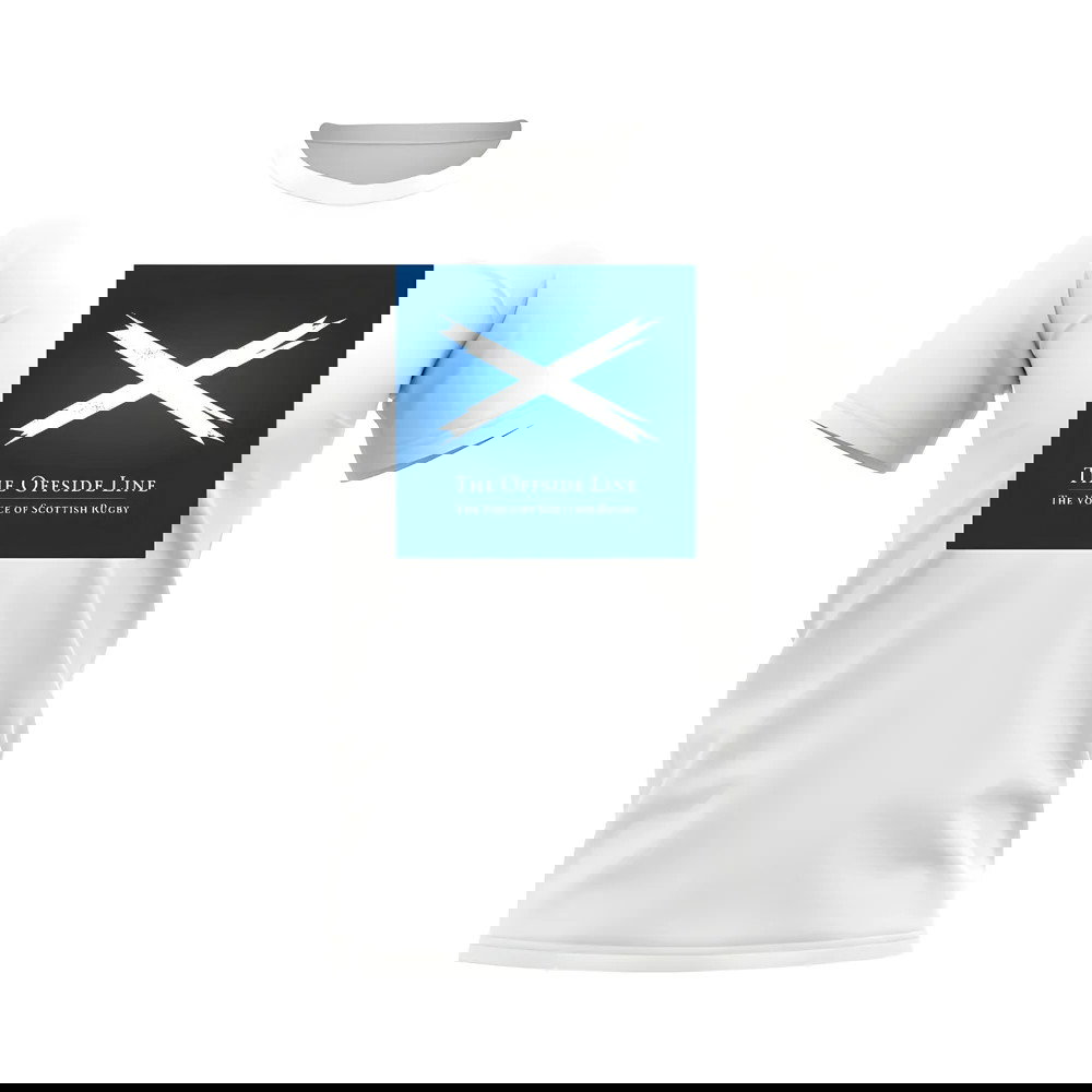 The Offside Line Scottish Rugby T-Shirt (White)