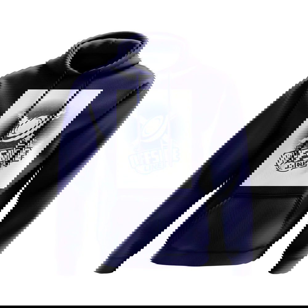 The Offside Line Scotland Rugby Ball Hoody (Navy)