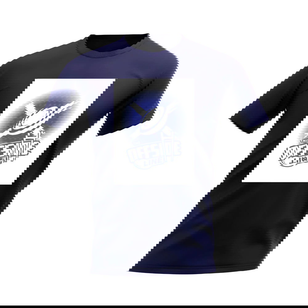 The Offside Line Scotland Rugby Ball T-Shirt (Navy)