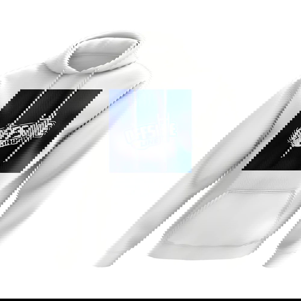 The Offside Line Logo Hoody (White)