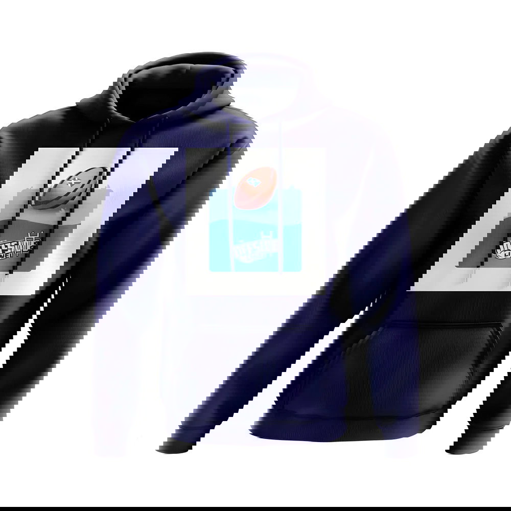 The Offside Line Scotland Rugby Pitch Hoody (Navy)