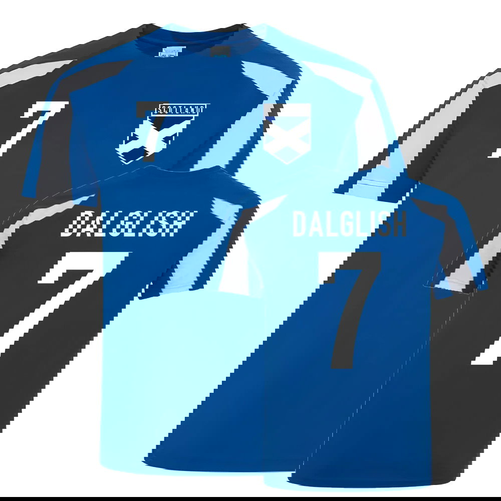 Kenny Dalglish Scotland Sports Training Jersey (Blue)