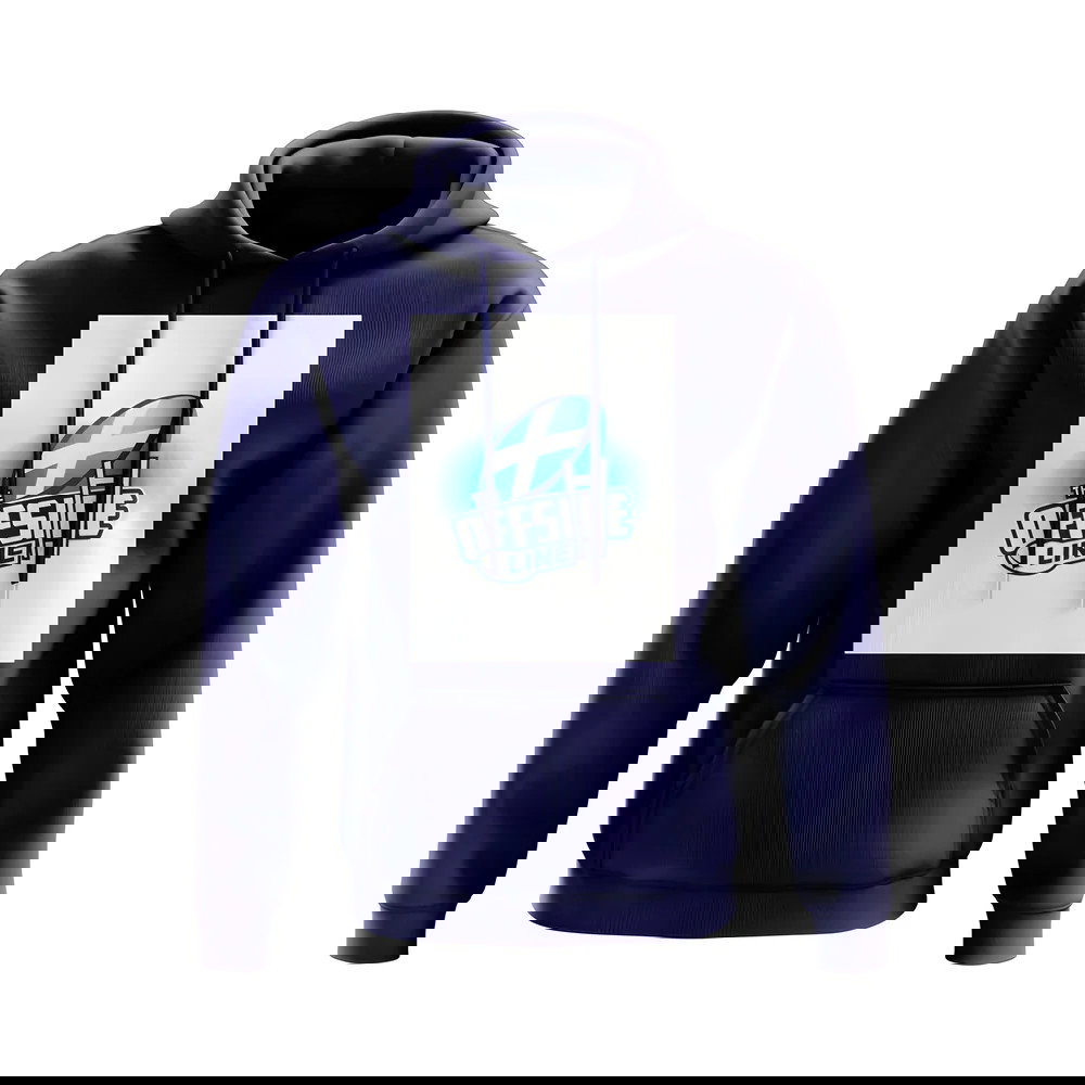 The Offside Line Scotland Rugby Ball Logo Hoody (Navy)