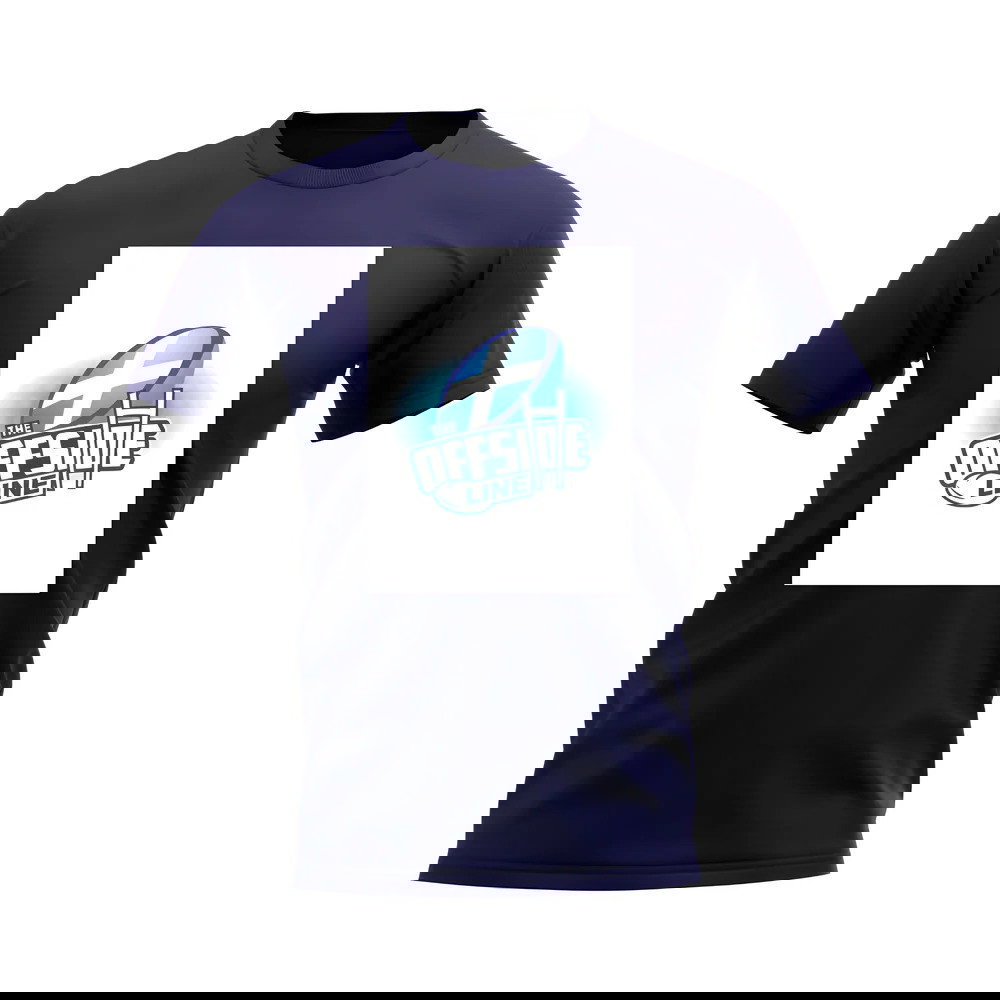 The Offside Line Scotland Rugby Ball Logo T-Shirt (Navy)