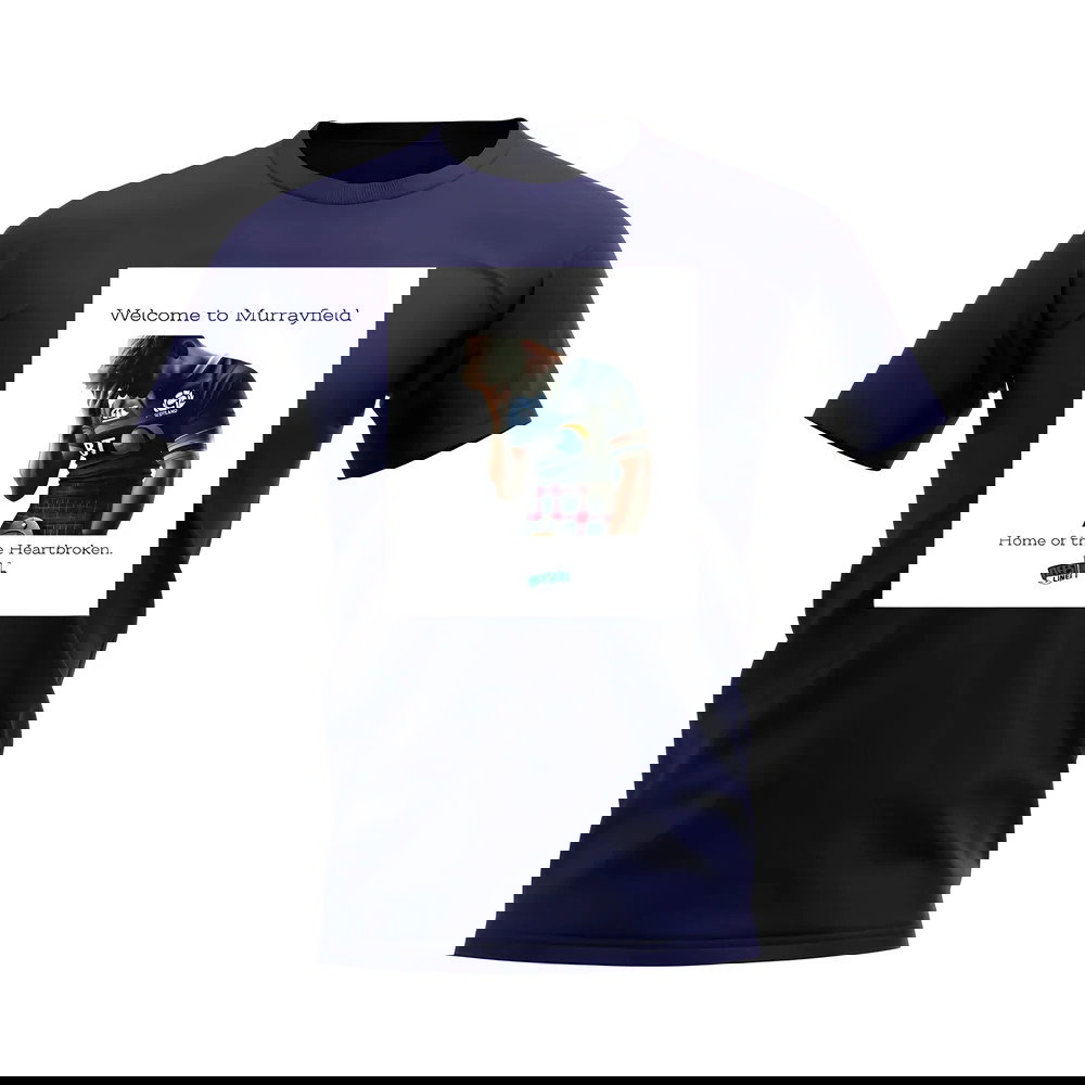 Welcome To Murrayfield T-Shirt (Navy)