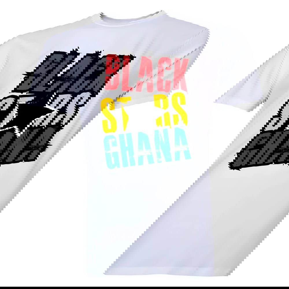 Ghana Black Stars T-Shirt (White) - Kids