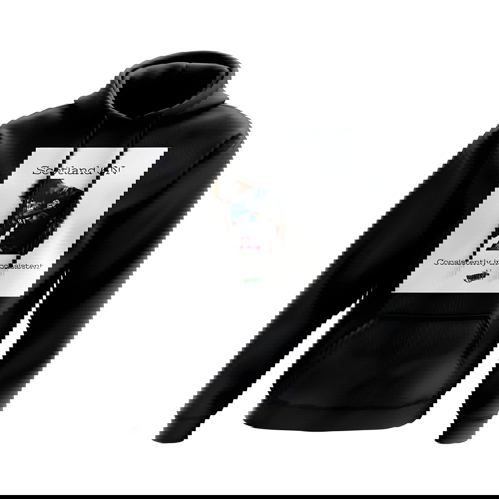 Consistent Scotland Rugby Hoody (Black/White)