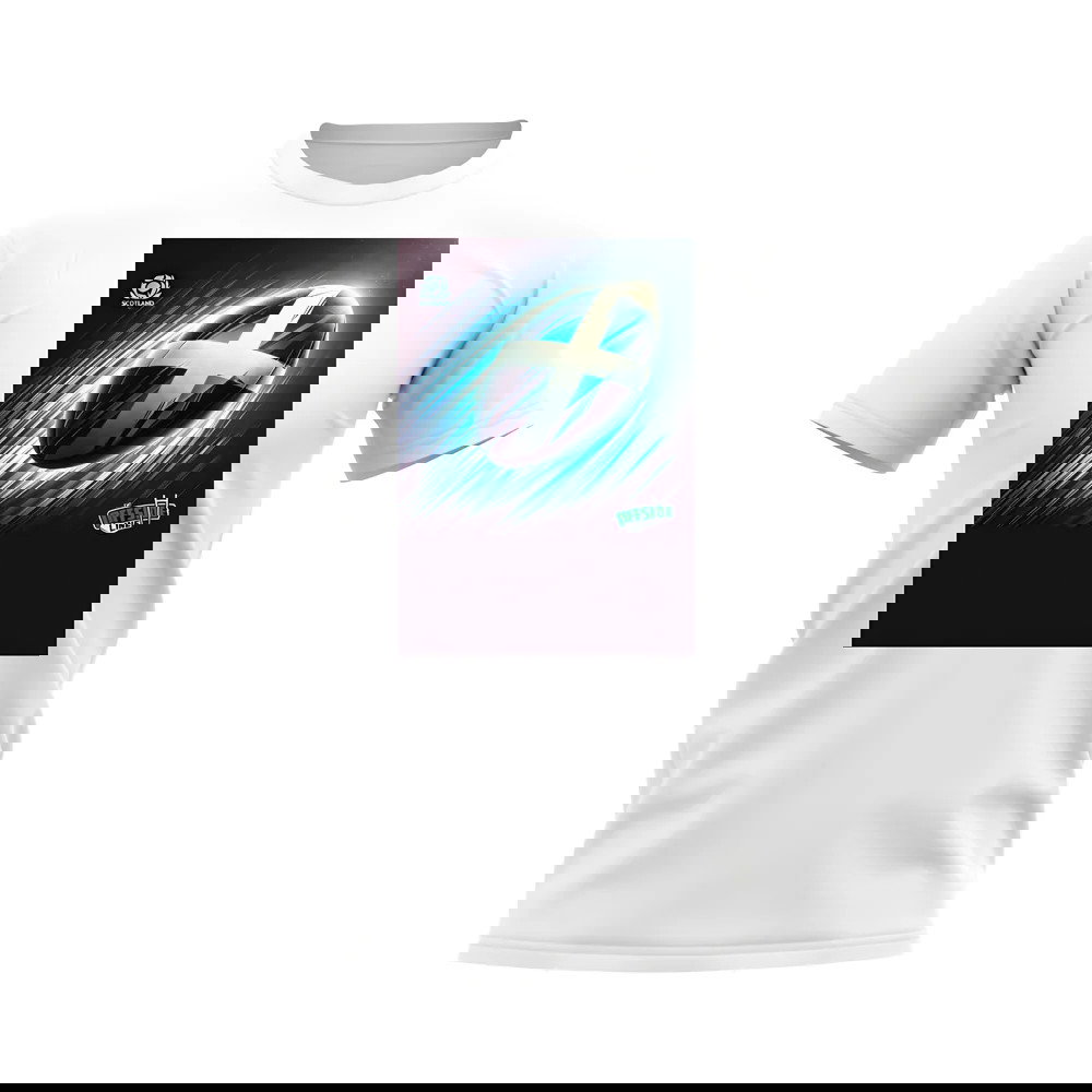 Scotland Rugby Ball T-shirt (White)