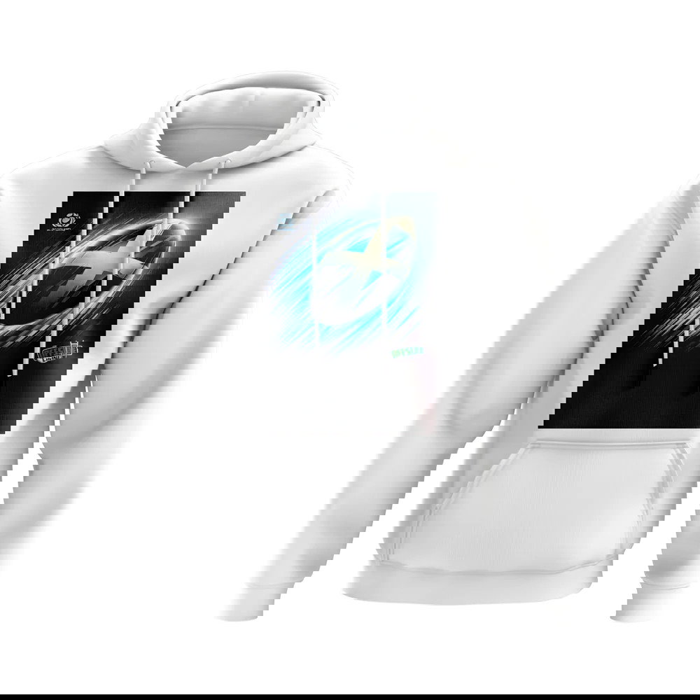 Scotland Rugby Ball Hoody(White)