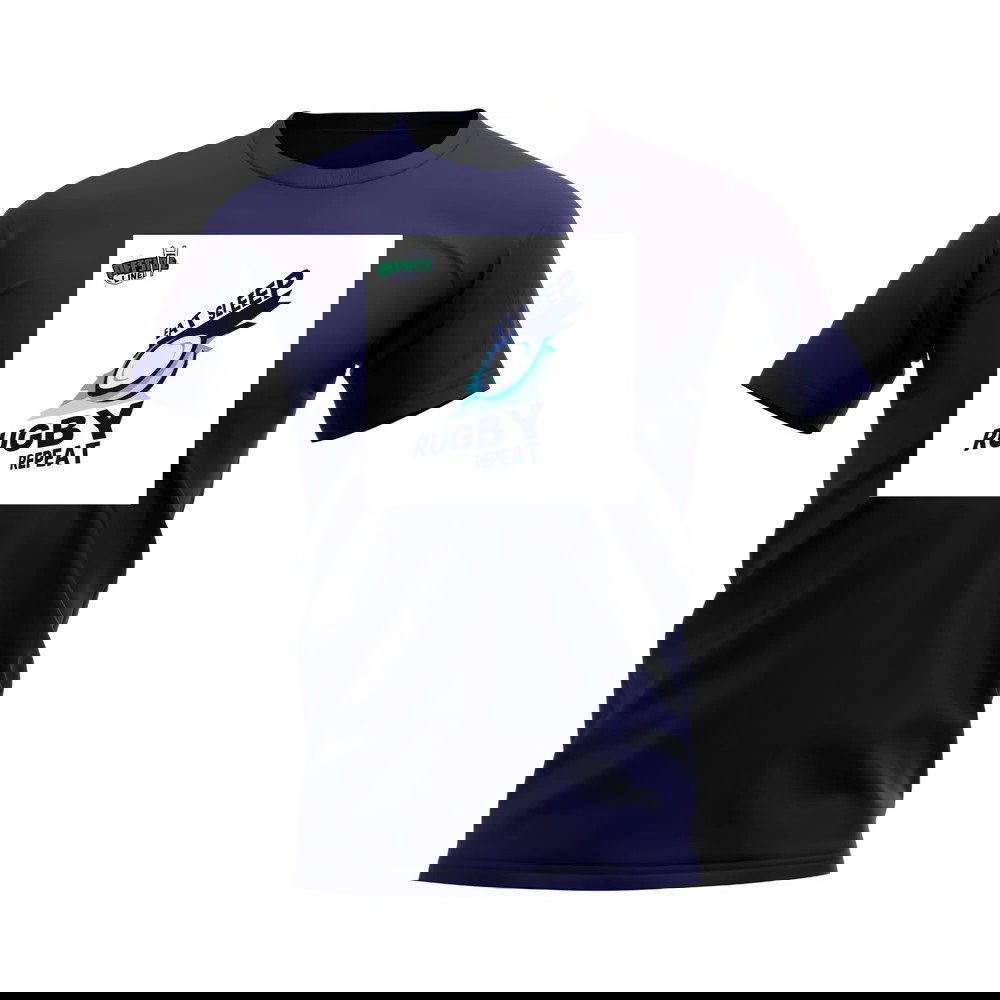 Eat, Sleep, Rugby Repeat T-Shirt - Version 3 (Navy/White)