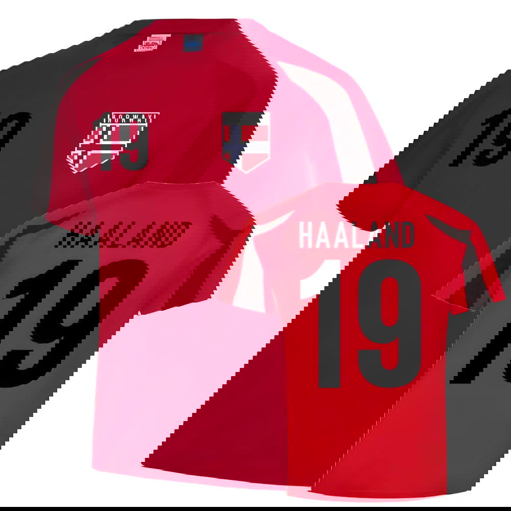 Erling Haaland Norway Sports Training Jersey (Red)