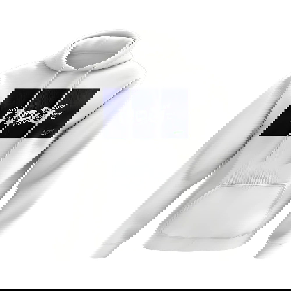 Eat, Sleep, Rugby Repeat Hoody - Version 11 (White/Navy)