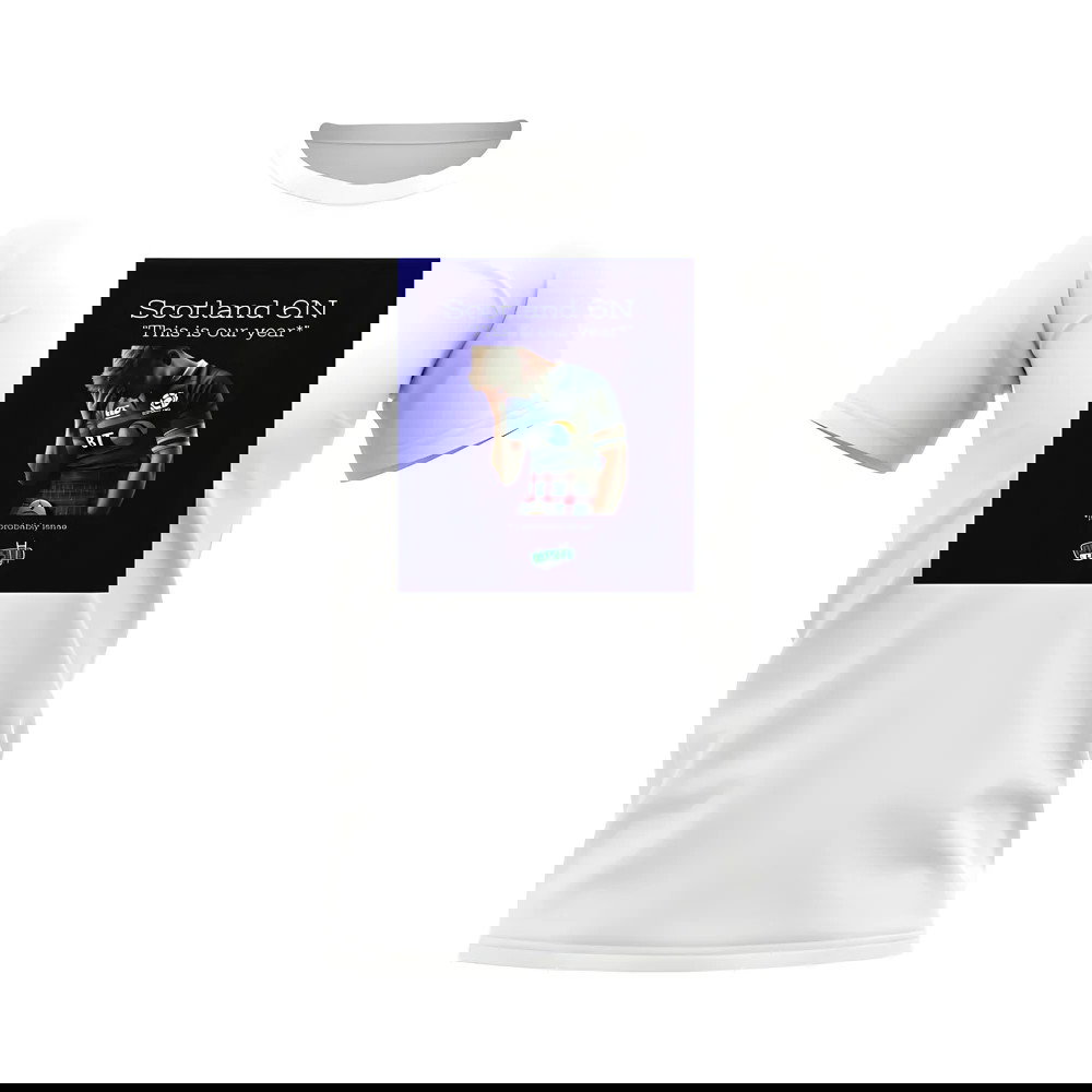 Scotland Our Year Rugby T-shirt - Version 1 (White/Navy)