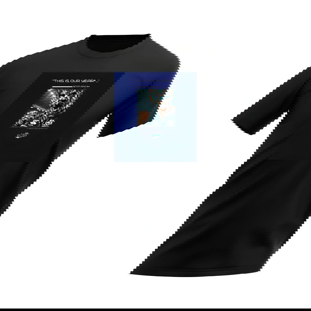 Scotland Our Year Rugby T-shirt - Version 4 (Black/Navy)