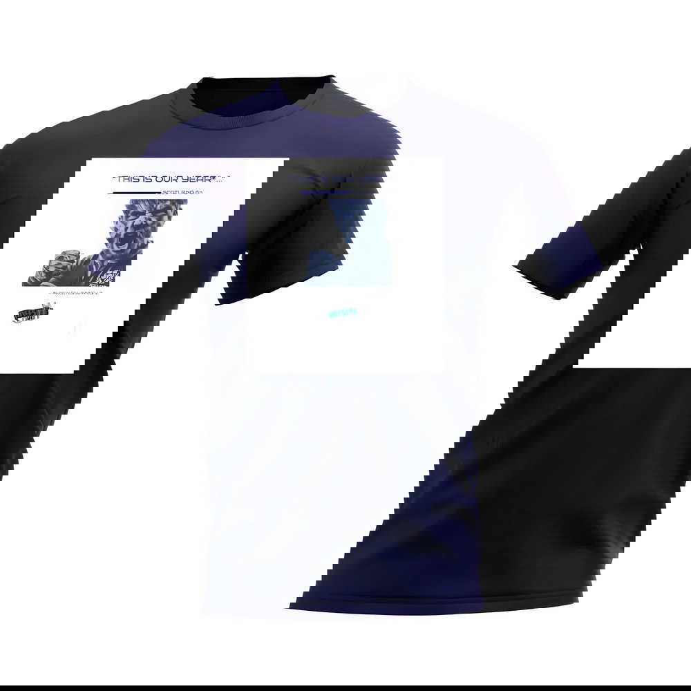 Scotland Our Year Rugby T-shirt - Version 5 (Navy/White)
