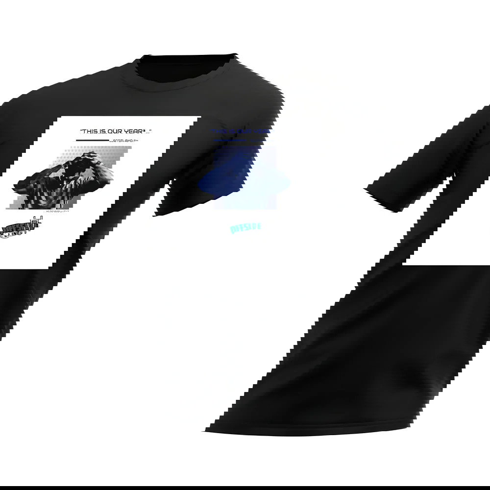 Scotland Our Year Rugby T-shirt - Version 7 (Black/White)