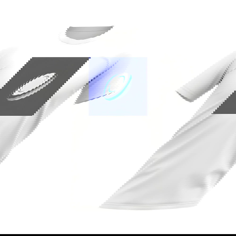 Rugby Ball T-Shirt (White/Blue)