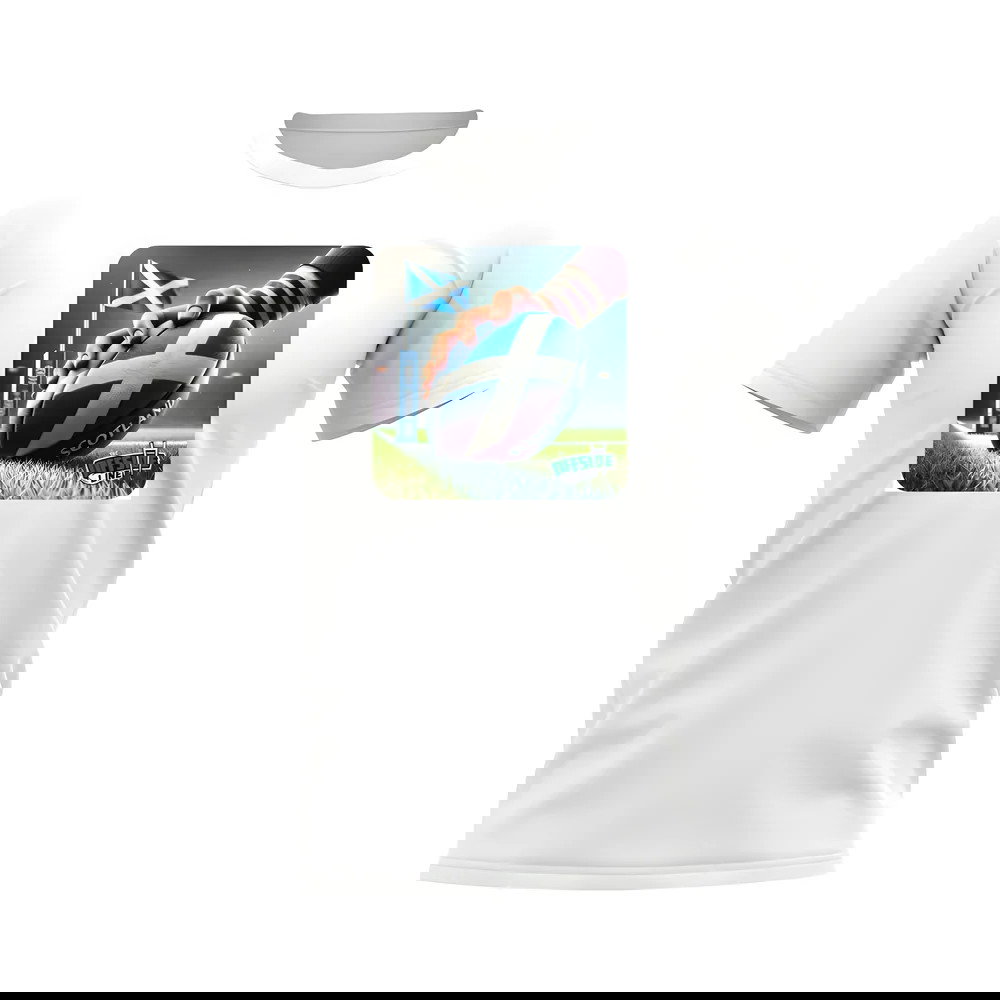 Scotland Rugby Try T-Shirt - Version 3 (White)