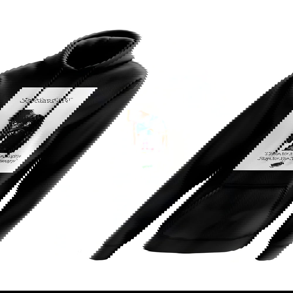 Scotland Therapy Rugby Hoody (Black)