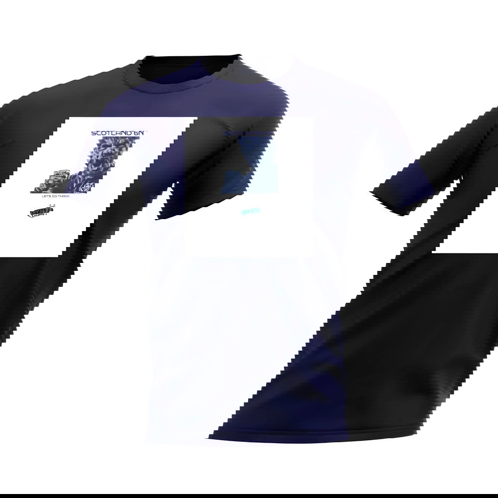 Scotland Lets Do This Rugby T-Shirt (Navy/White)