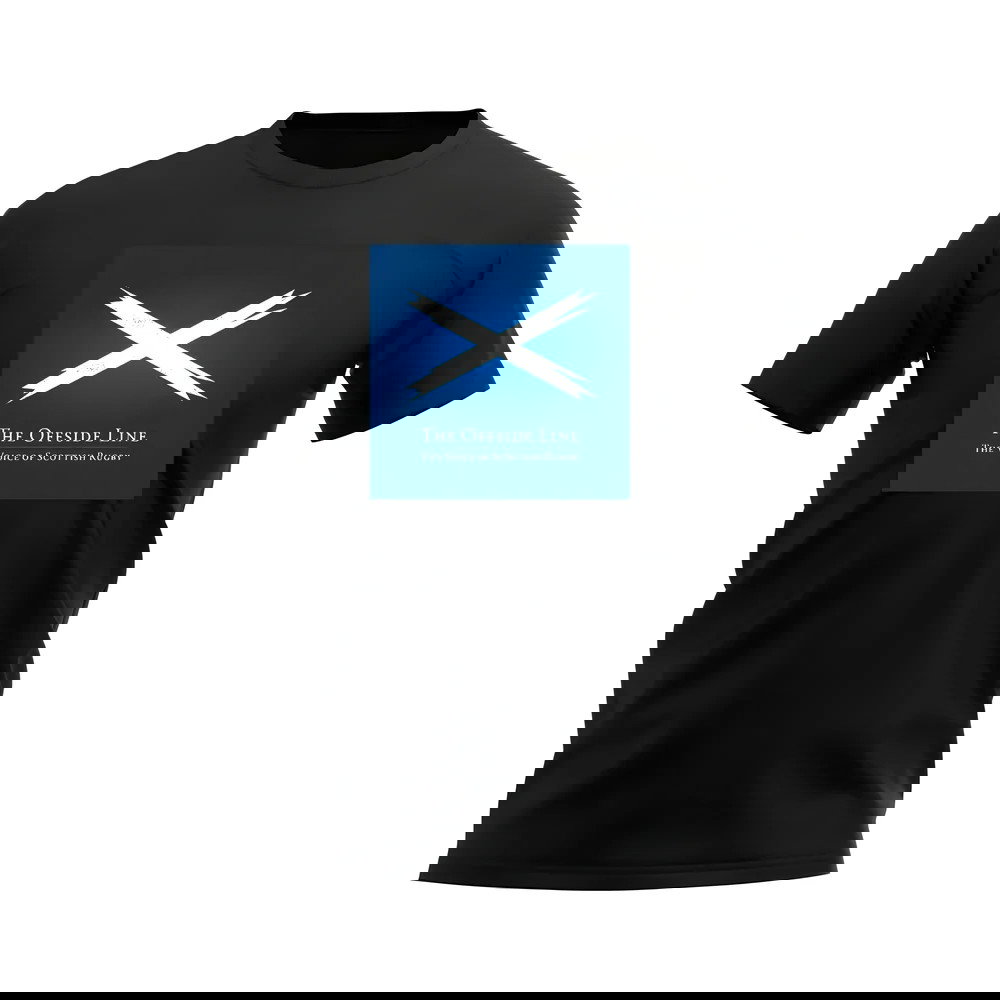 Scotland Offside Line T-Shirt (Black)
