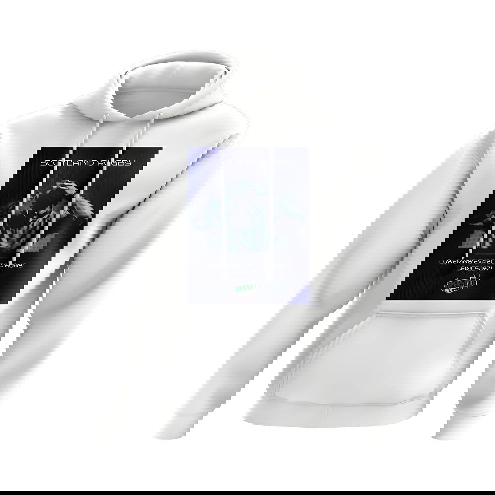 Scotland Expectations Rugby Hoody - Version 1 (White/Navy)