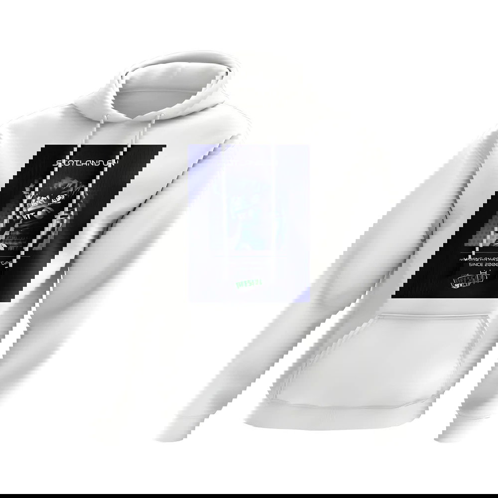 Scotland 2000 6 Nations Rugby Hoody (White/Navy)