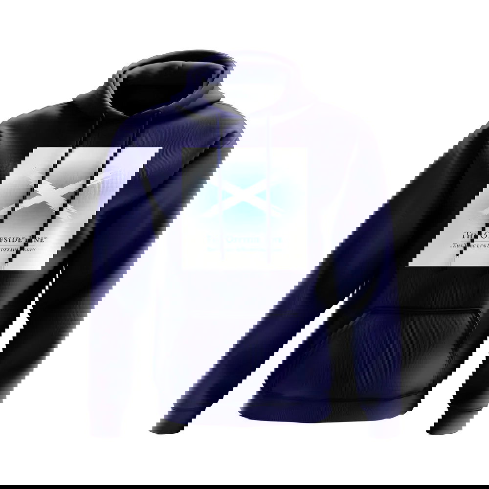 Scotland Offside Line Rugby Hoody (Navy/White)