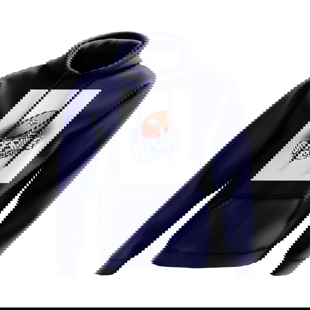 Scotland Ball Offside Line Rugby Hoody (Navy/White)