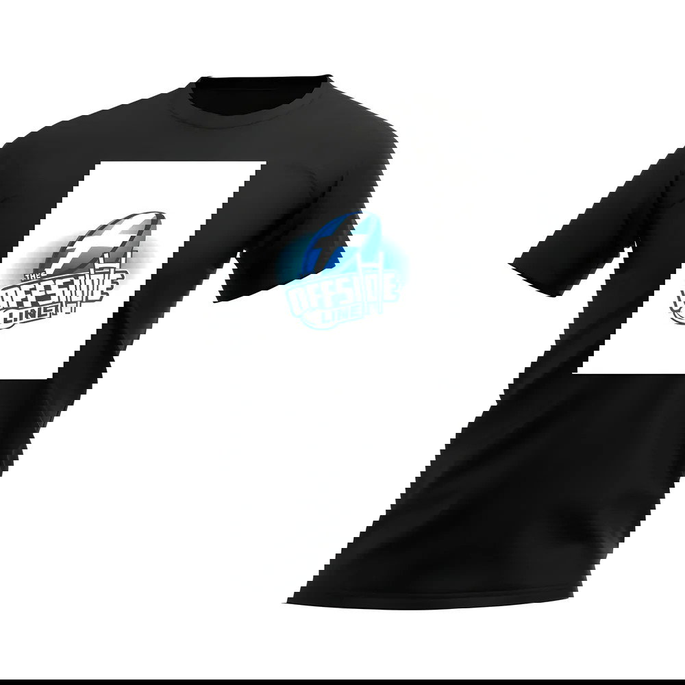 Scotland Offside Line Logo Rugby T-Shirt - Version 1 (Black/White)