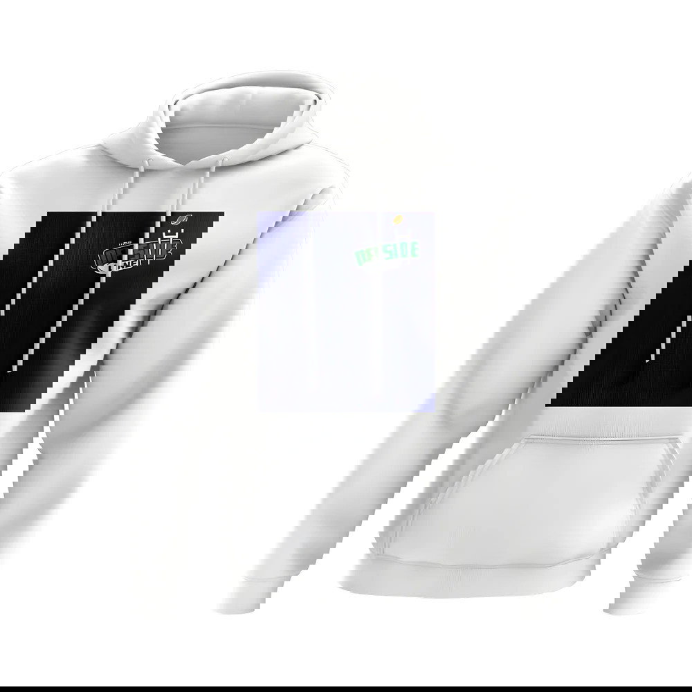 Scotland Offside Line Logo Rugby Hoody - Version 3 (White/Blue)