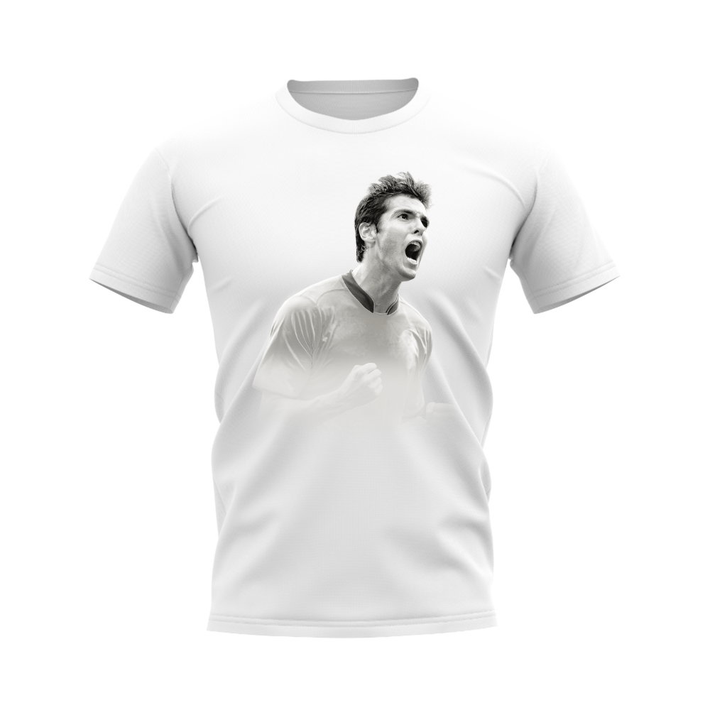 Kaka Legend T-Shirt (White) (Your Name)