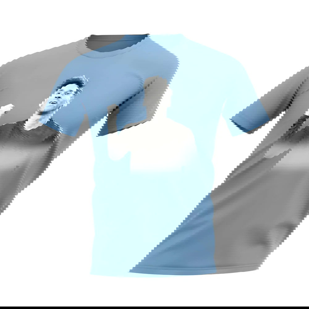 Lionel Messi Legend T-Shirt (Sky) (Your Name)