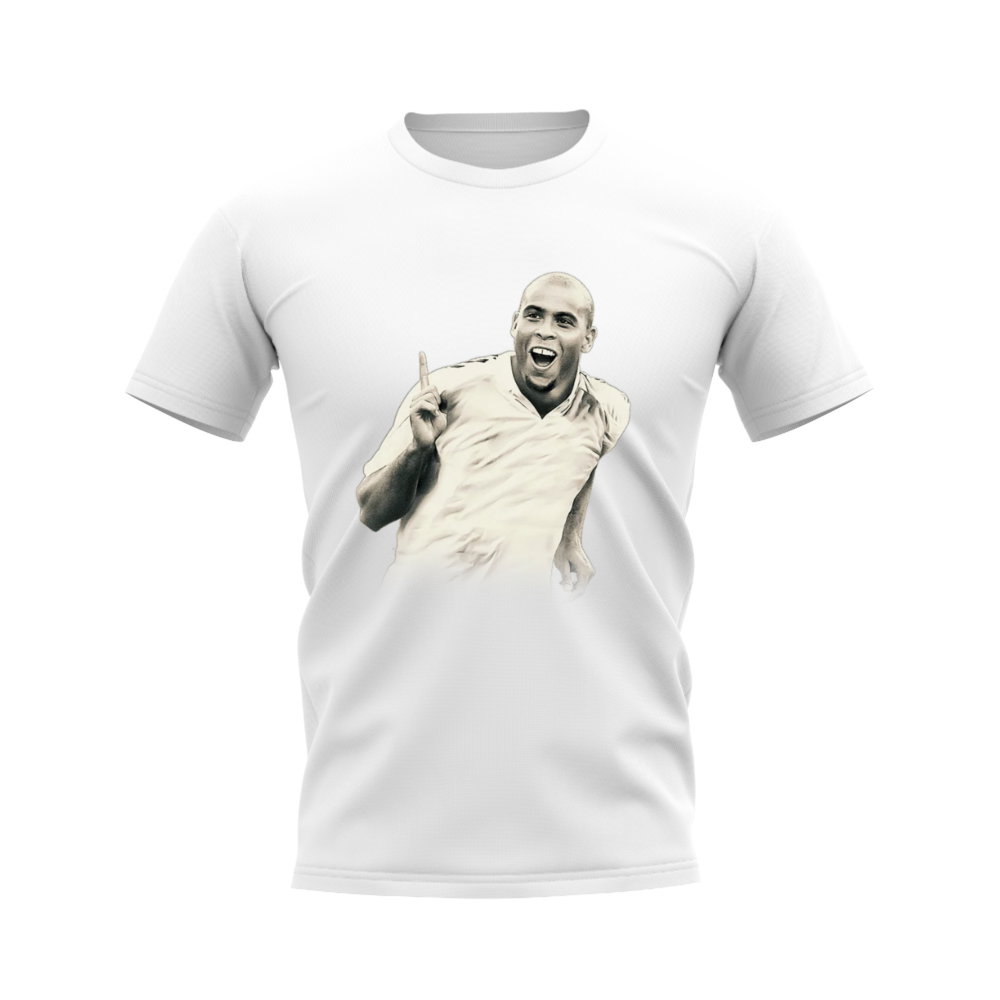 Ronaldo R9 Legend T-Shirt (White) (Your Name)