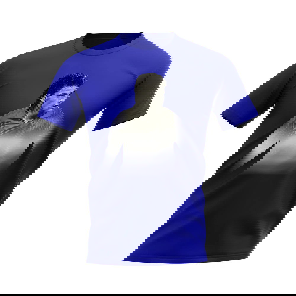 Roberto Baggio Italy Legend T-Shirt (Blue)