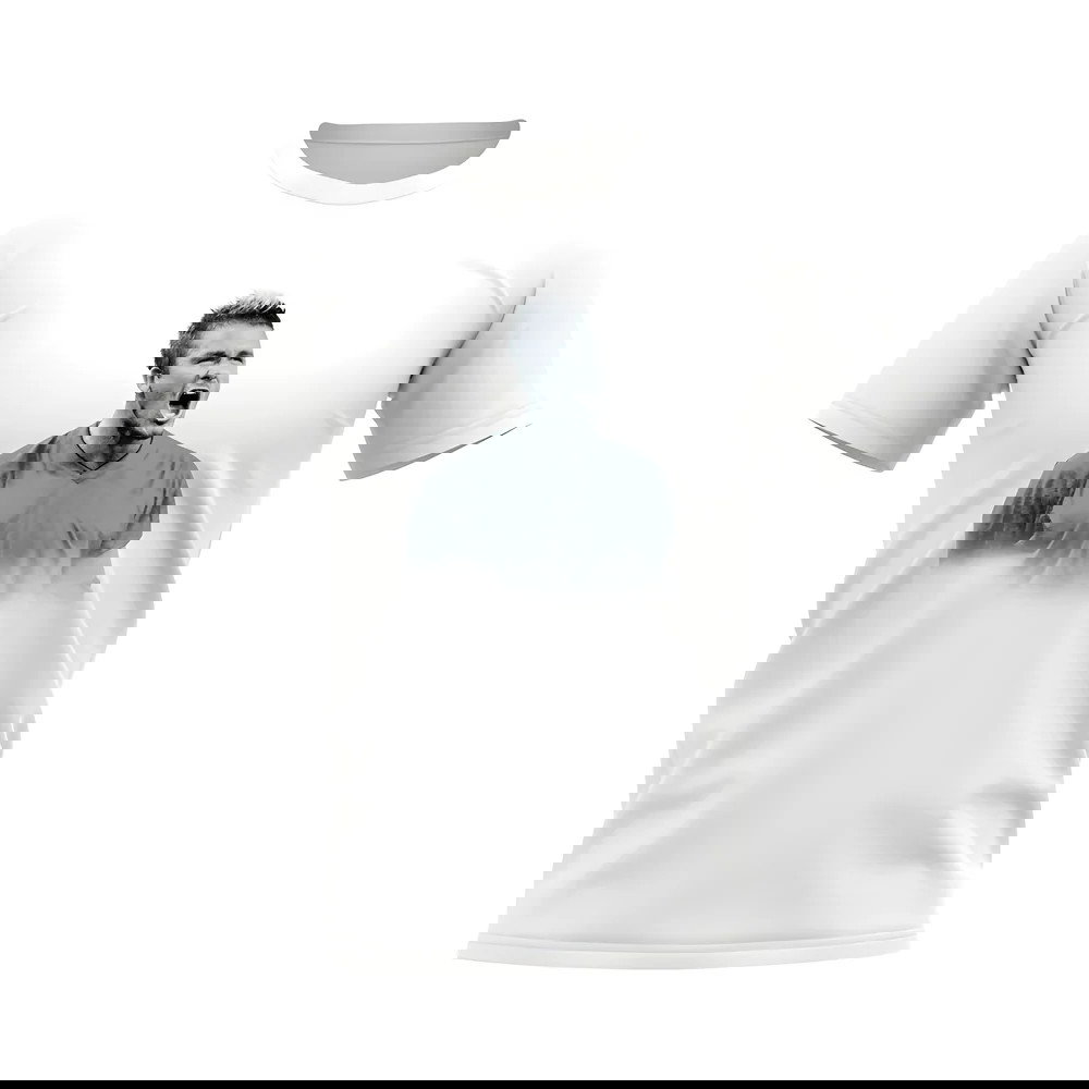 David Beckham England Football Legend T-Shirt (White)