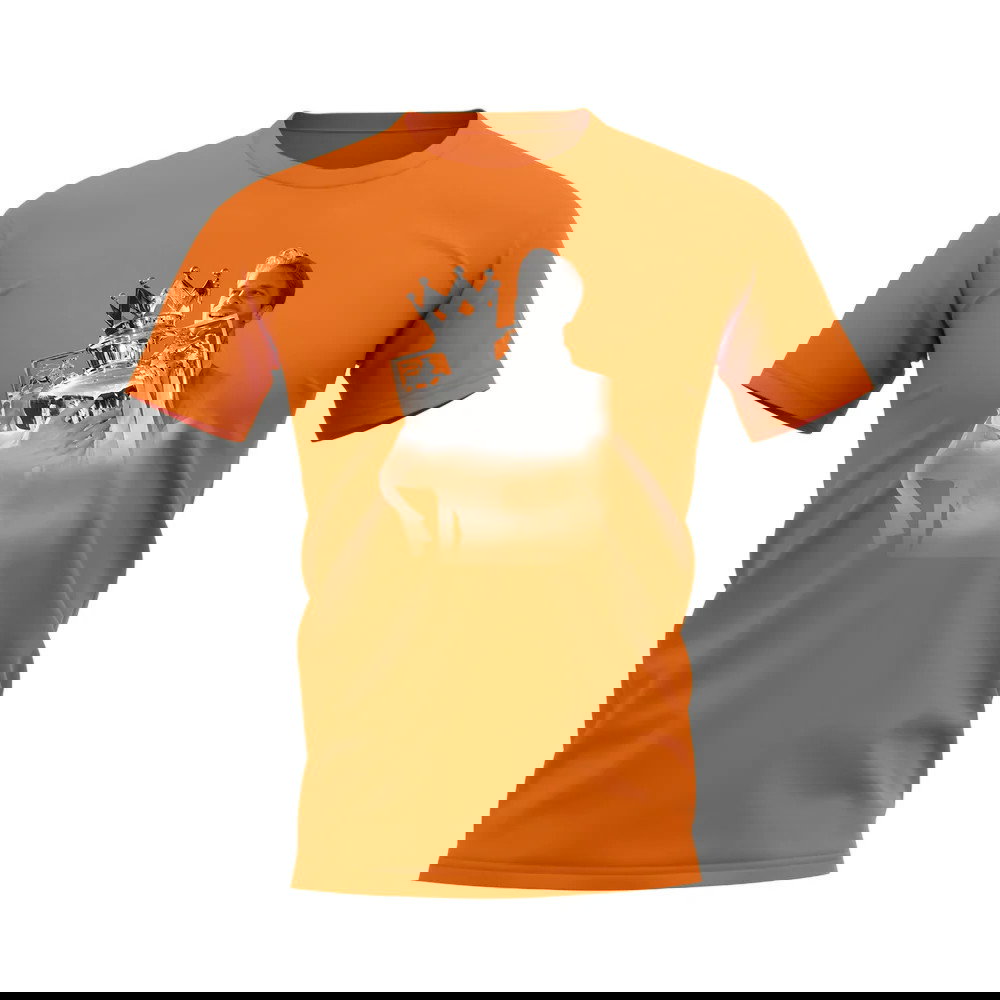 Dennis Bergkamp Arsenal Legend T-Shirt (Orange)