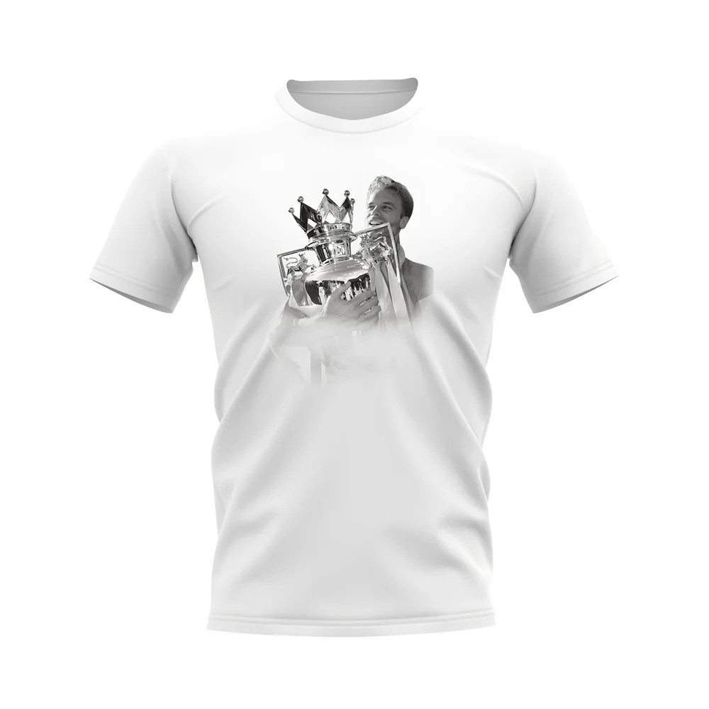 Dennis Bergkamp Arsenal Legend T-Shirt (White)