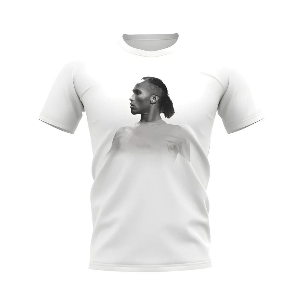 Didier Drogba Chelsea Legend T-Shirt (White)